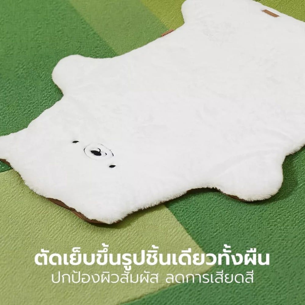แผ่นรองนั่งสัตว์เลี้ยง หมีขาว TIANYUAN PET SRW0555