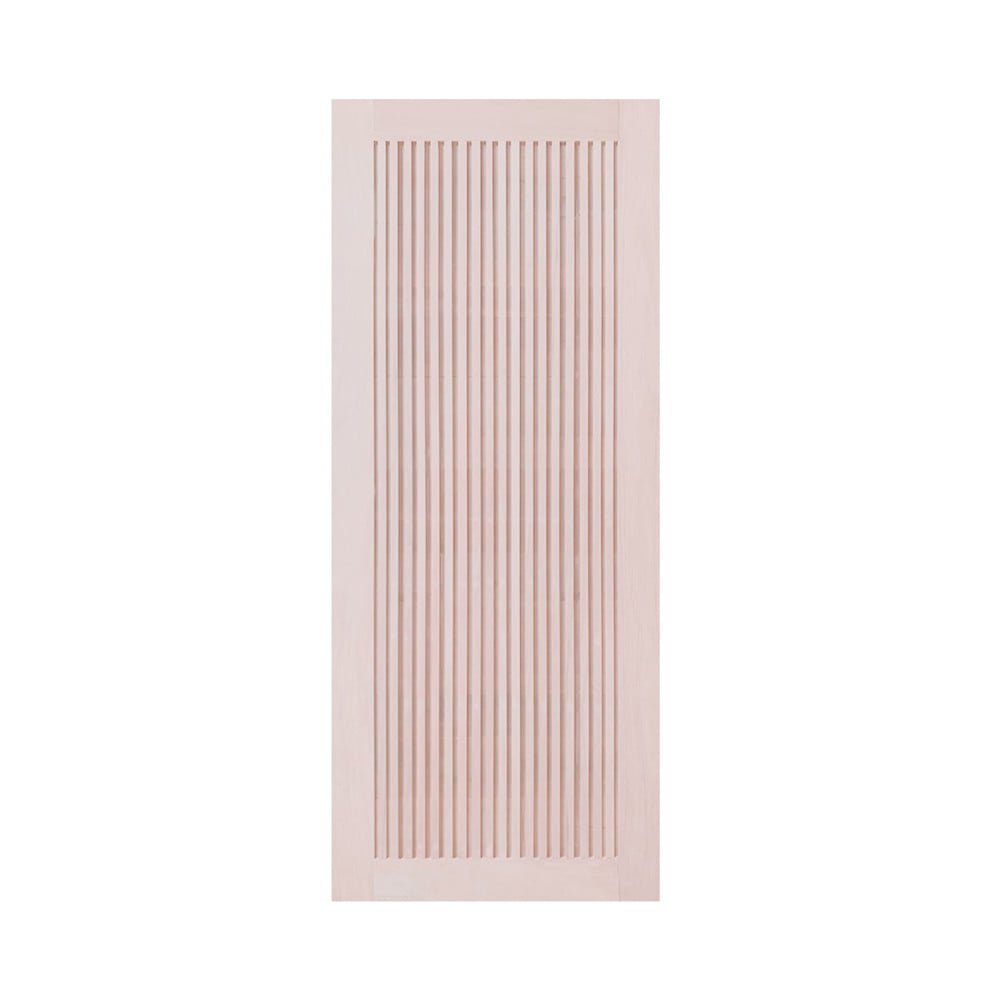 ประตูไม้เนื้อแข็ง ไม่เจาะลูกบิด N999 C-MODERN 100x200 ซม. สีธรรมชาติ