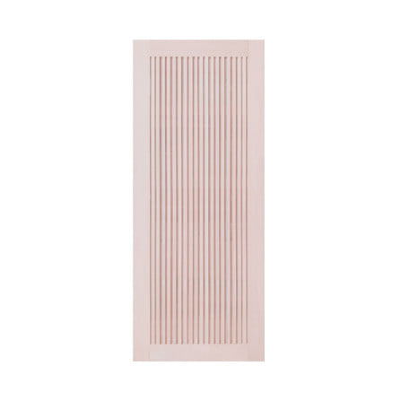 ประตูไม้เนื้อแข็ง ไม่เจาะลูกบิด N999 C-MODERN 100x200 ซม. สีธรรมชาติ_0