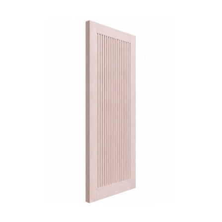 ประตูไม้เนื้อแข็ง ไม่เจาะลูกบิด N999 C-MODERN 100x200 ซม. สีธรรมชาติ_1