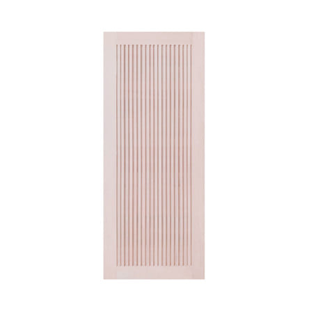 ประตูไม้เนื้อแข็ง ไม่เจาะลูกบิด N999 C-MODERN 90x200 ซม. สีธรรมชาติ_0