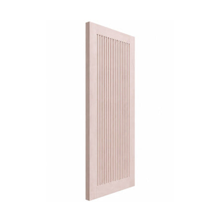 ประตูไม้เนื้อแข็ง ไม่เจาะลูกบิด N999 C-MODERN 90x200 ซม. สีธรรมชาติ_1