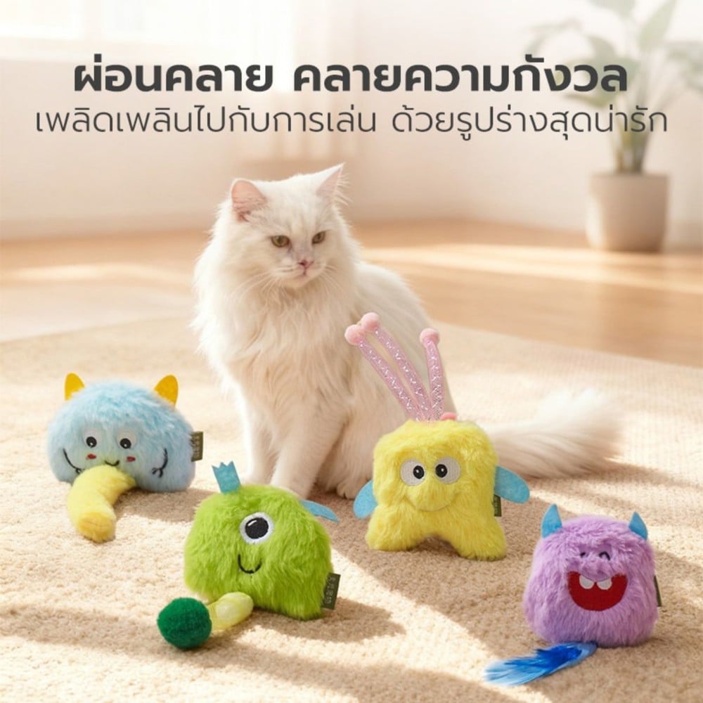 ของเล่นแมว TIANYUAN PET STZ0442 สีเขียว