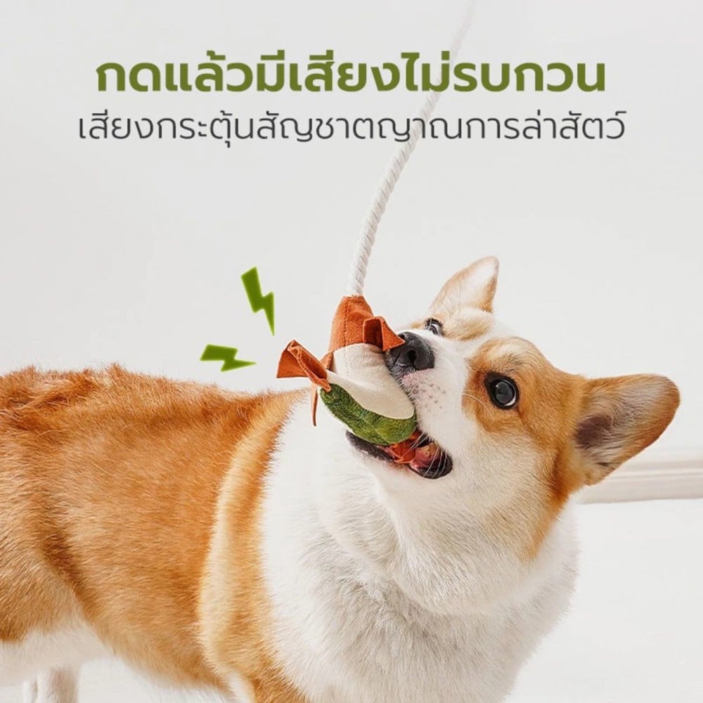 ของเล่นสุนัข TIANYUAN PET STR0406 รูปปลาหมึก