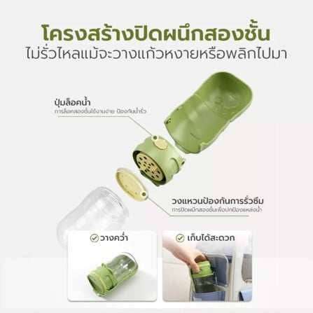 กระบอกน้ำ TIANYUAN PET SRQ0200GN สีเขียว_7