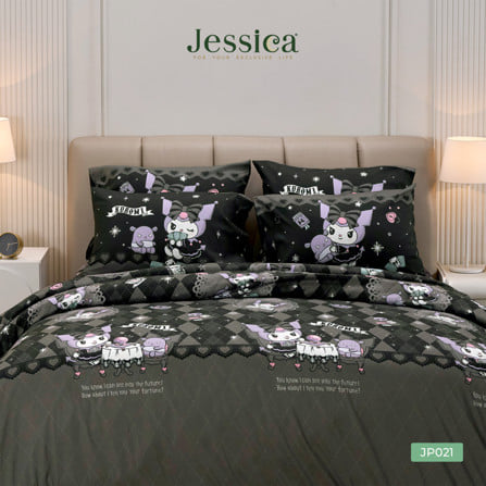 ชุดผ้าปูที่นอน 6 ฟุต (ชุด 5 ชิ้น) JESSICA KUROMI 21073-JP021_1
