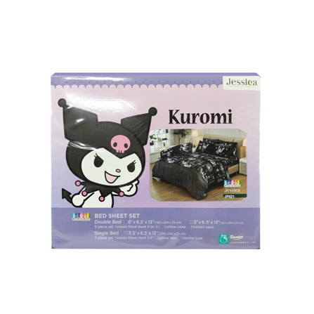 ชุดผ้าปูที่นอน 6 ฟุต (ชุด 5 ชิ้น) JESSICA KUROMI 21073-JP021_4