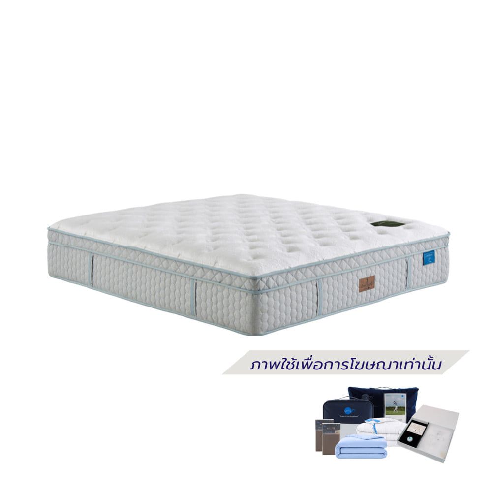 ที่นอนพ็อกเก็ตสปริง 3.5 ฟุต OMAZZ GRAND FORRESTER JEENO EDITION (พร้อมชุดเครื่องนอน 7 ชิ้น)