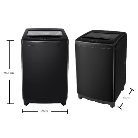 เครื่องซักผ้าฝาบน LG T2314NBTO 14 กก. 700 RPM สีดำ_5
