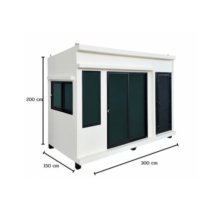 บ้านหมา บ้านแมว T.C. DOGHOUSE 4 โมเดิร์นสไตล์ 300x150x200 ซม._3