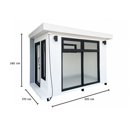บ้านหมา บ้านแมว T.C. DOGHOUSE 47 โมเดิร์นสไตล์ 320x170x240 ซม._3