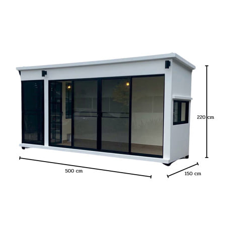 บ้านหมา บ้านแมว T.C. DOGHOUSE แบบ 18 คลาสสิคสไตล์ ขนาด  500x150x220 ซม._3