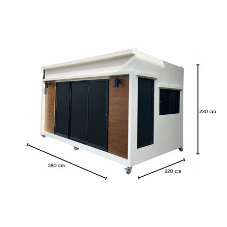 บ้านหมา บ้านแมว T.C. DOGHOUSE 19 คลาสสิคสไตล์ 380x220x220 ซม._3
