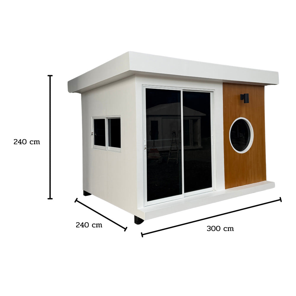 บ้านหมา บ้านแมว T.C. DOGHOUSE 51 โมเดิร์นสไตล์ 300x240x240 ซม.