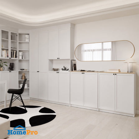 กระจกสำหรับตกแต่ง SB FURNITURE KAVE 19257792 60 ซม. สี OAK_1