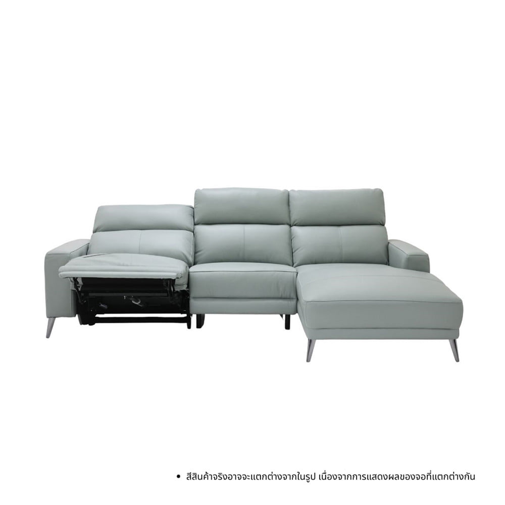 RECLINER 3 ที่นั่ง SOFA SOLUTIONS MERIDIAN 19252579 สีเทาอมฟ้า
