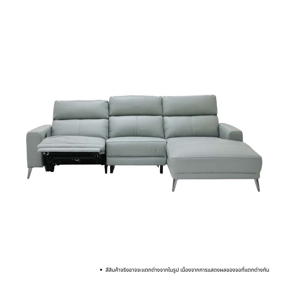 RECLINER 3 ที่นั่ง SOFA SOLUTIONS MERIDIAN 19252579 สีเทาอมฟ้า