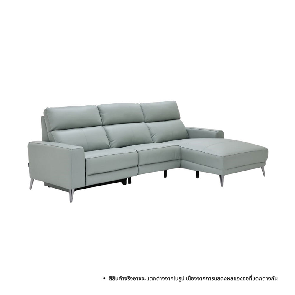 RECLINER 3 ที่นั่ง SOFA SOLUTIONS MERIDIAN 19252579 สีเทาอมฟ้า