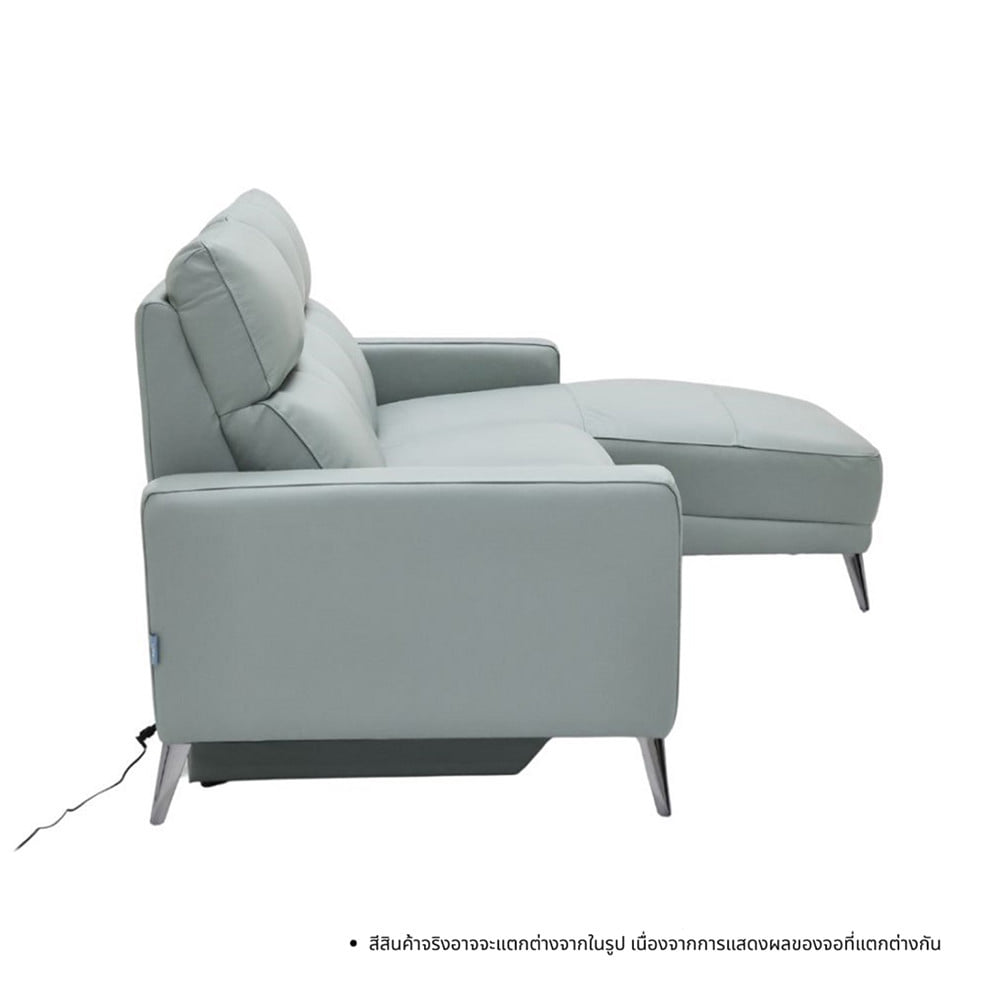 RECLINER 3 ที่นั่ง SOFA SOLUTIONS MERIDIAN 19252579 สีเทาอมฟ้า
