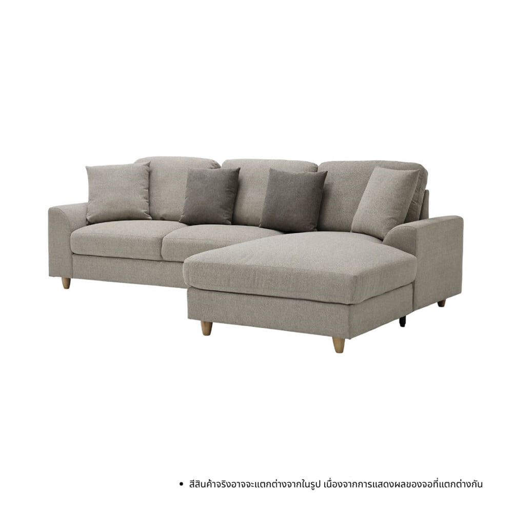 โซฟาเข้ามุมขวา SOFA SOLUTIONS RIKUOH 19249725 สีน้ำตาล