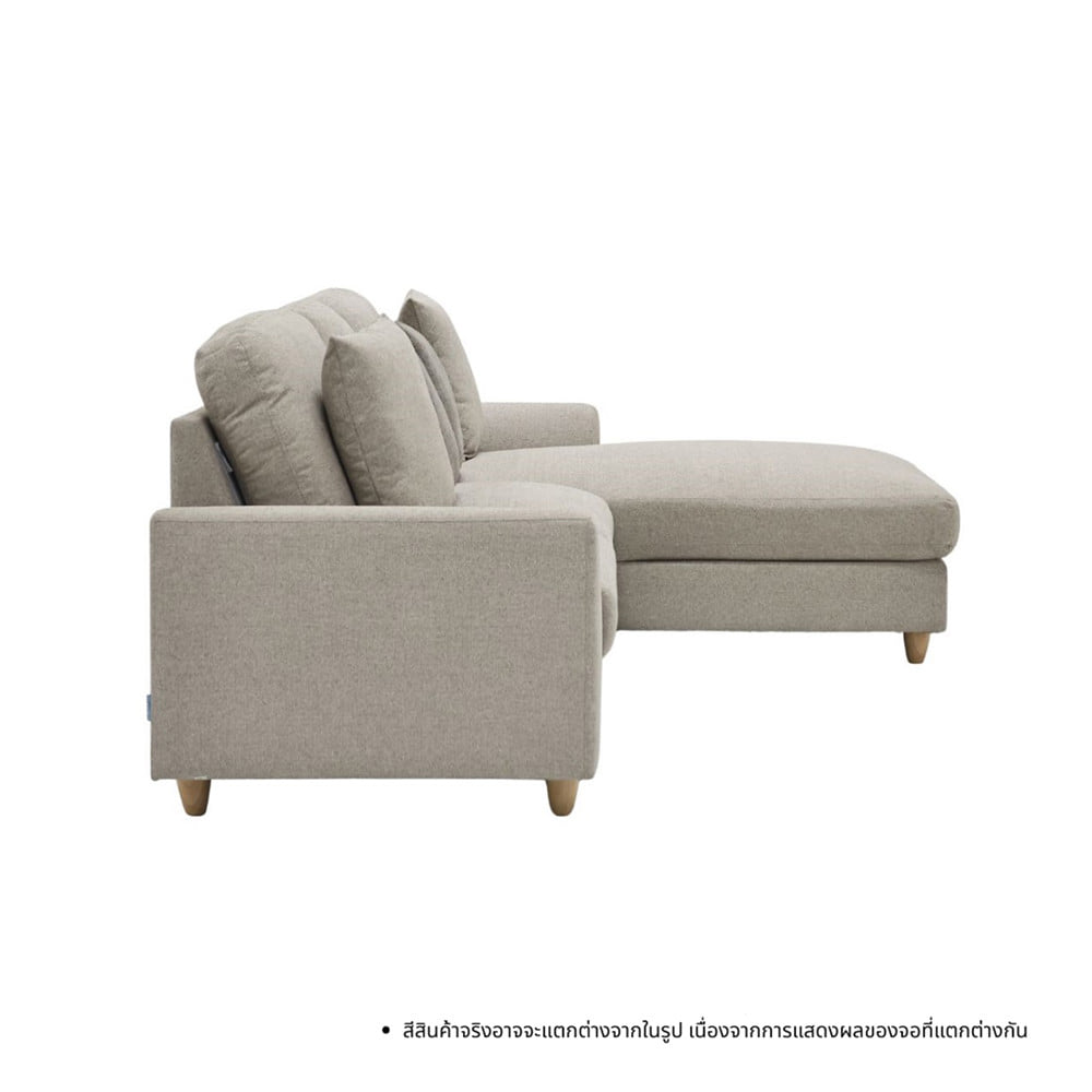 โซฟาเข้ามุมขวา SOFA SOLUTIONS RIKUOH 19249725 สีน้ำตาล