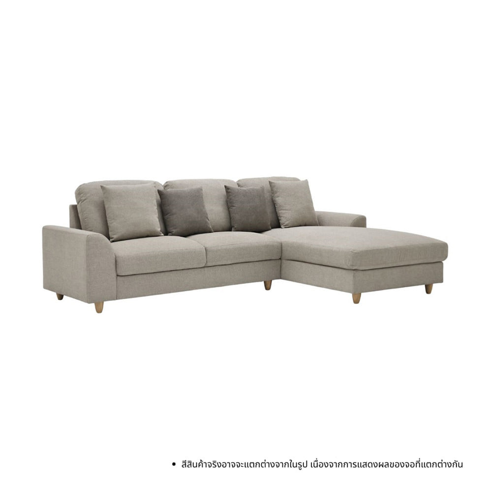 โซฟาเข้ามุมขวา SOFA SOLUTIONS RIKUOH 19249725 สีน้ำตาล