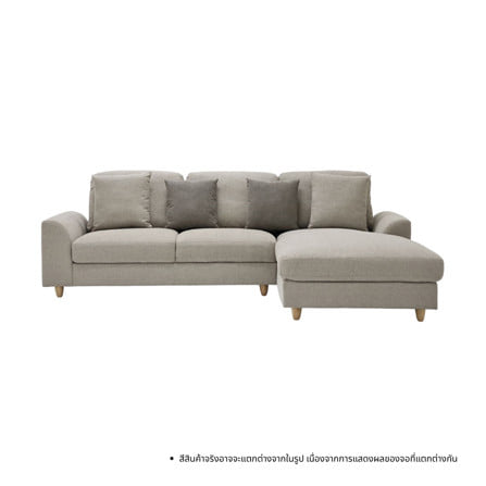 โซฟาเข้ามุมขวา SOFA SOLUTIONS RIKUOH 19249725 สีน้ำตาล_1