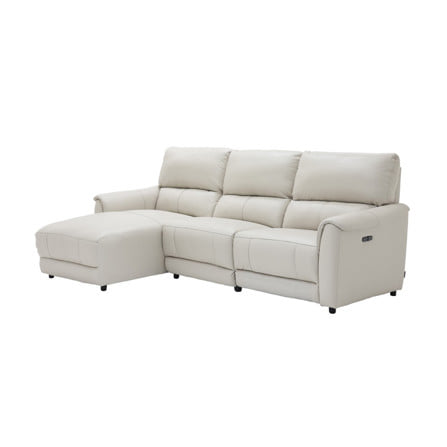 RECLINER SOFA SOLUTIONS MATEO 19244059 สีครีม_0
