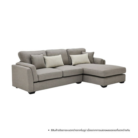 โซฟาเข้ามุมขวา SOFA SOLUTIONS TAIKI 19252755 สีน้ำตาลอ่อน_4