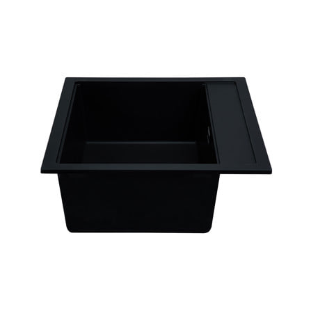 ซิงค์ฝัง 1 หลุม+ก๊อกซิงค์ HAFELE STONEQ 495.07.906 สีดำ_3