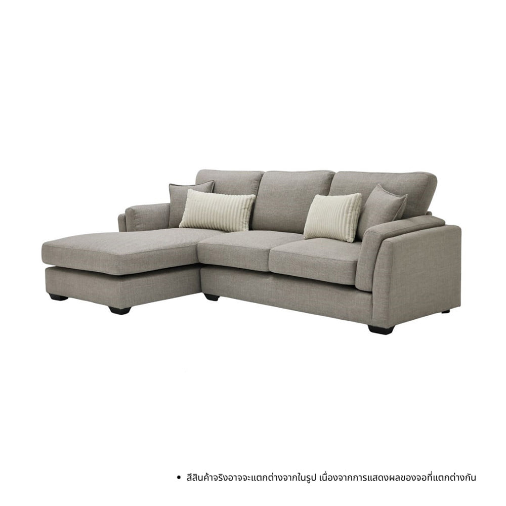 โซฟาเข้ามุมซ้าย SOFA SOLUTIONS TAIKI 19252754 สีน้ำตาลอ่อน