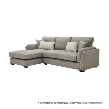 โซฟาเข้ามุมซ้าย SOFA SOLUTIONS TAIKI 19252754 สีน้ำตาลอ่อน_0