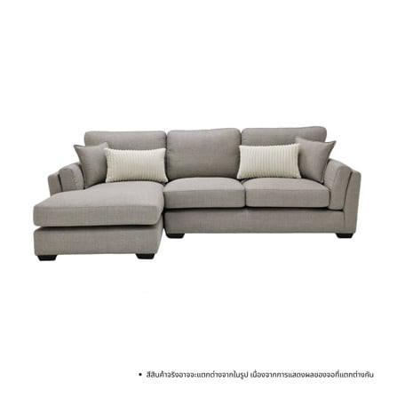 โซฟาเข้ามุมซ้าย SOFA SOLUTIONS TAIKI 19252754 สีน้ำตาลอ่อน_1