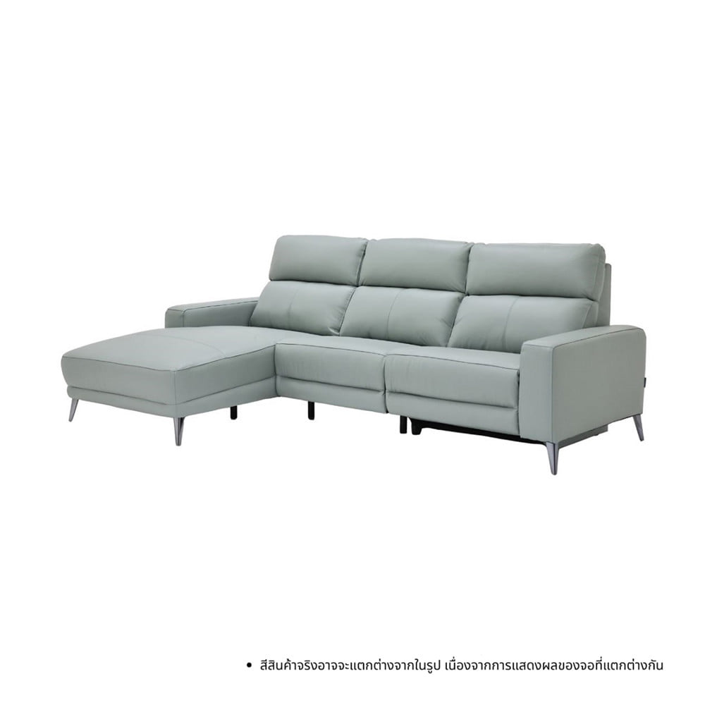 RECLINER 3 ที่นั่ง SOFA SOLUTIONS MERIDIAN 19252580 สีเทาอมฟ้า