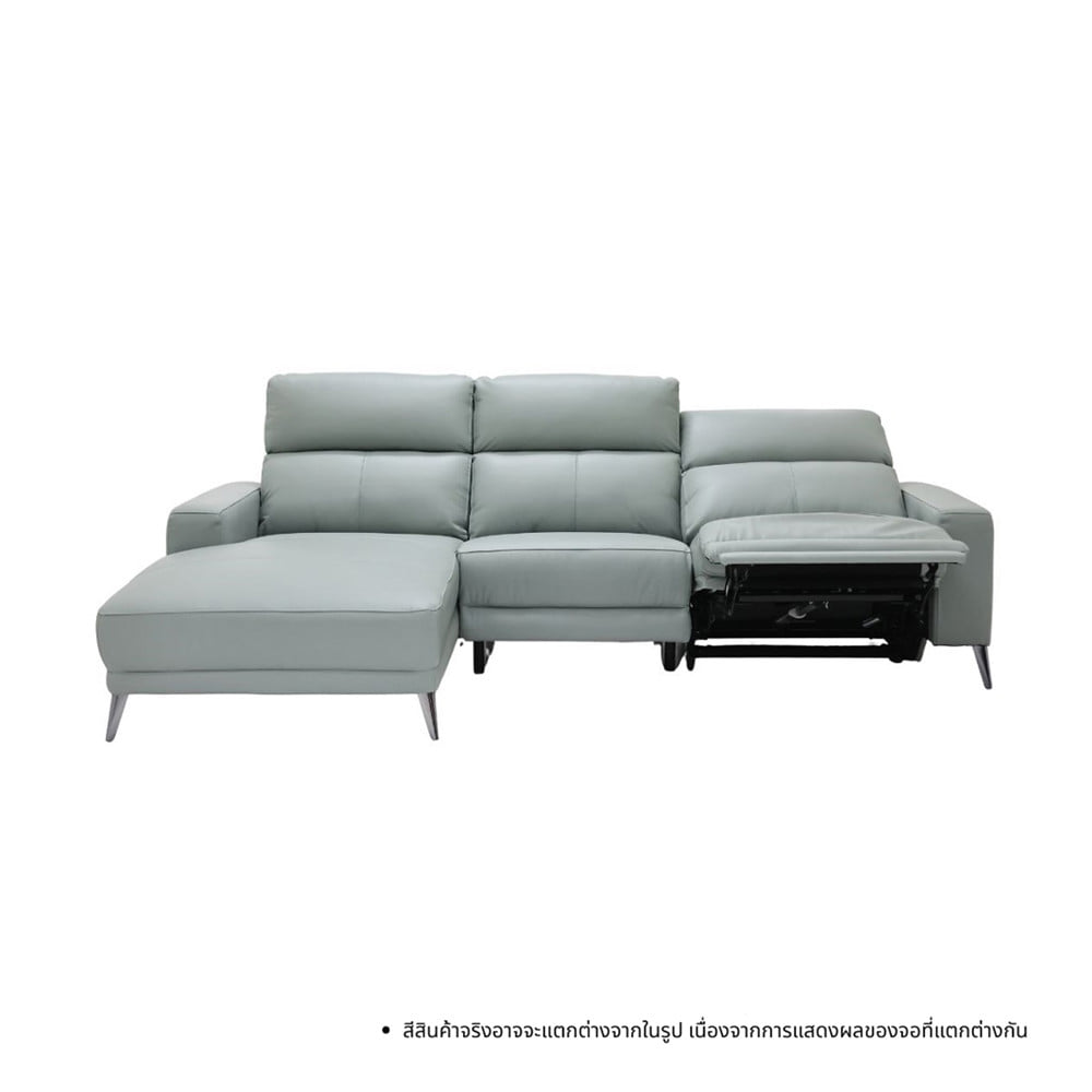 RECLINER 3 ที่นั่ง SOFA SOLUTIONS MERIDIAN 19252580 สีเทาอมฟ้า