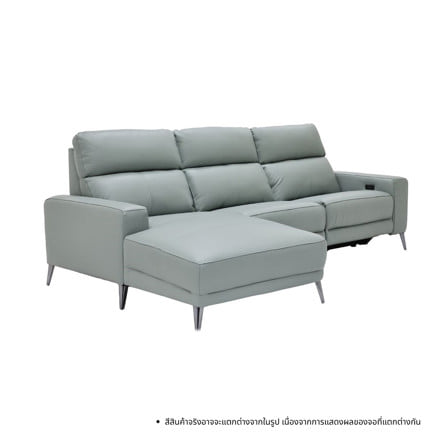 RECLINER 3 ที่นั่ง SOFA SOLUTIONS MERIDIAN 19252580 สีเทาอมฟ้า_3