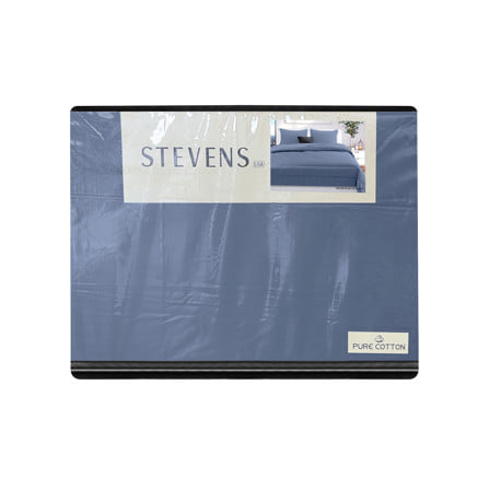 ชุดผ้าปูที่นอน 6 ฟุต (ชุด 6 ชิ้น) STEVENS PURE COTTON EL14DB_4