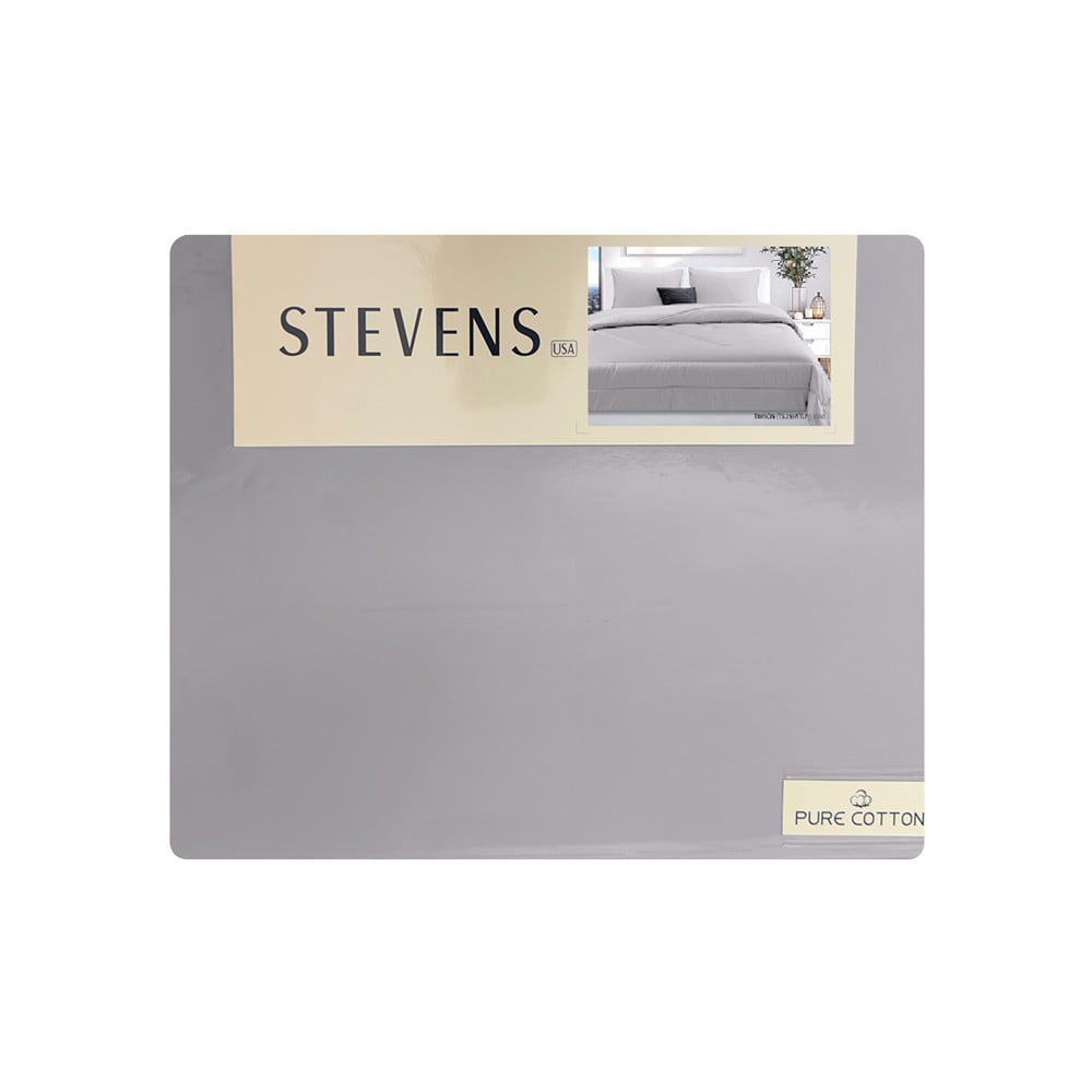 ชุดผ้าปูที่นอน 3.5 ฟุต (ชุด 3 ชิ้น) STEVENS PURE COTTON EL14GR