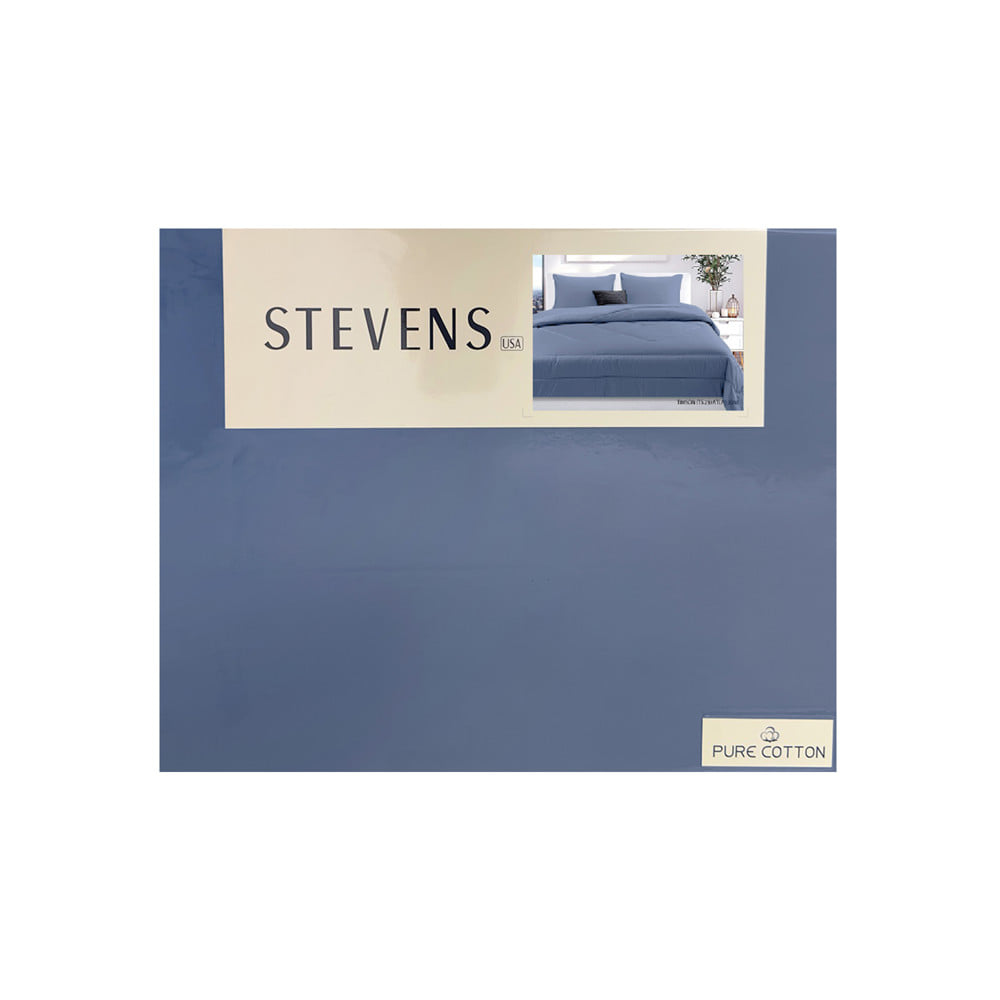ชุดผ้าปูที่นอน 3.5 ฟุต (ชุด 3 ชิ้น) STEVENS PURE COTTON EL14DB