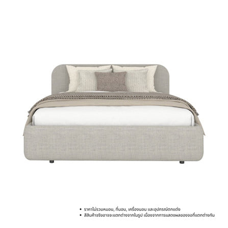 เตียง 6 ฟุต KONCEPT LUNE 19254264 สี GREY_1