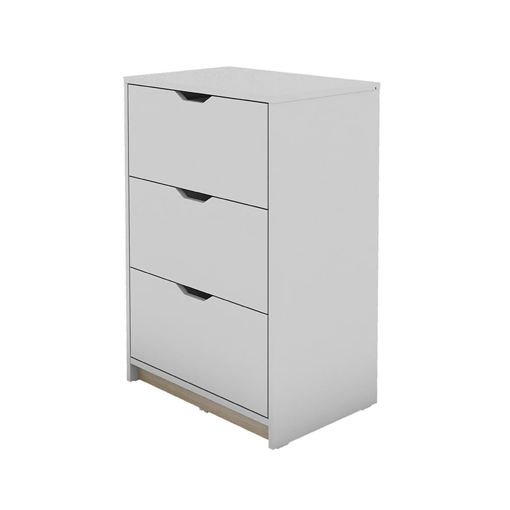 ตู้เตี้ย 3 ลิ้นชัก KONCEPT WHITIE 19206432 60 ซม. สี WHITE