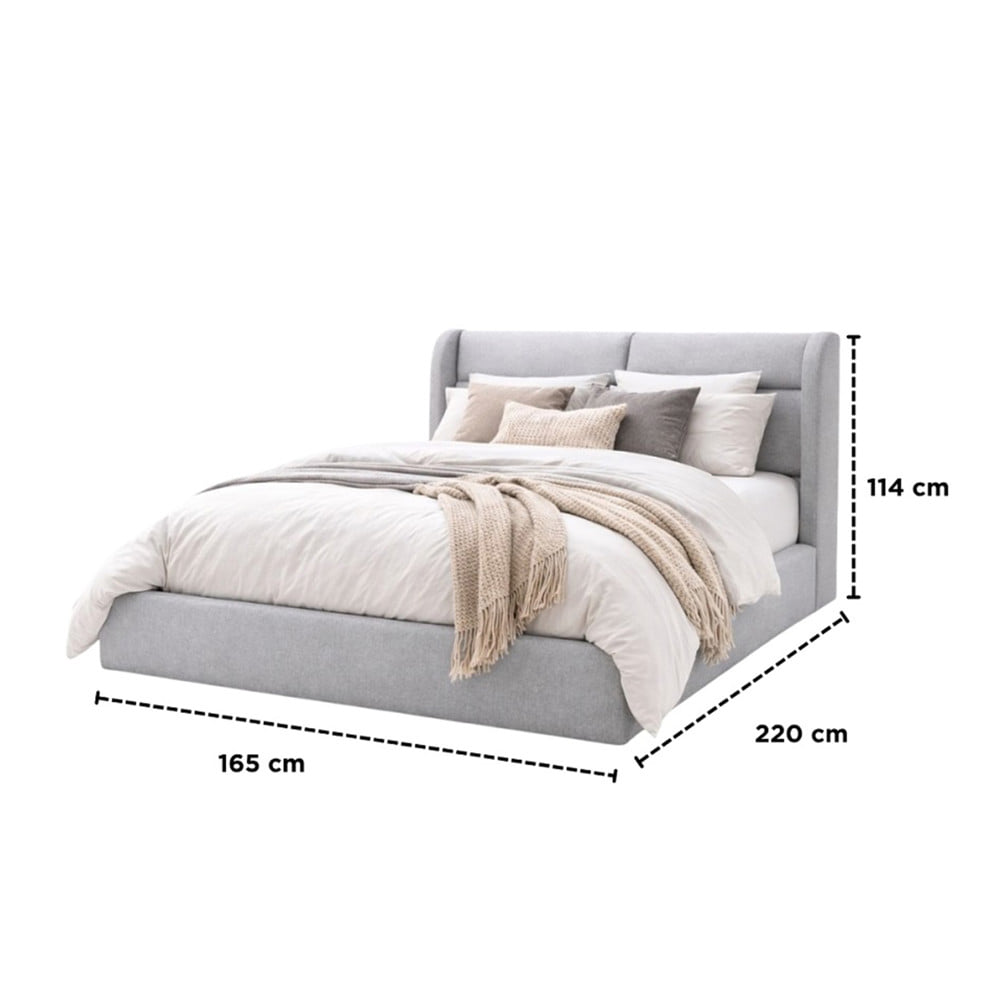 เตียง 5 ฟุต KONCEPT GREI 19252199 สี BROWN