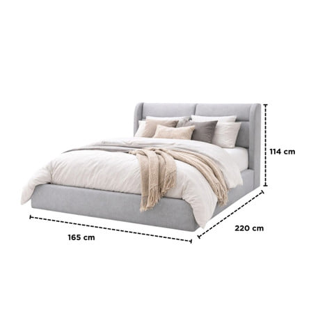 เตียง 5 ฟุต KONCEPT GREI 19252199 สี BROWN_3