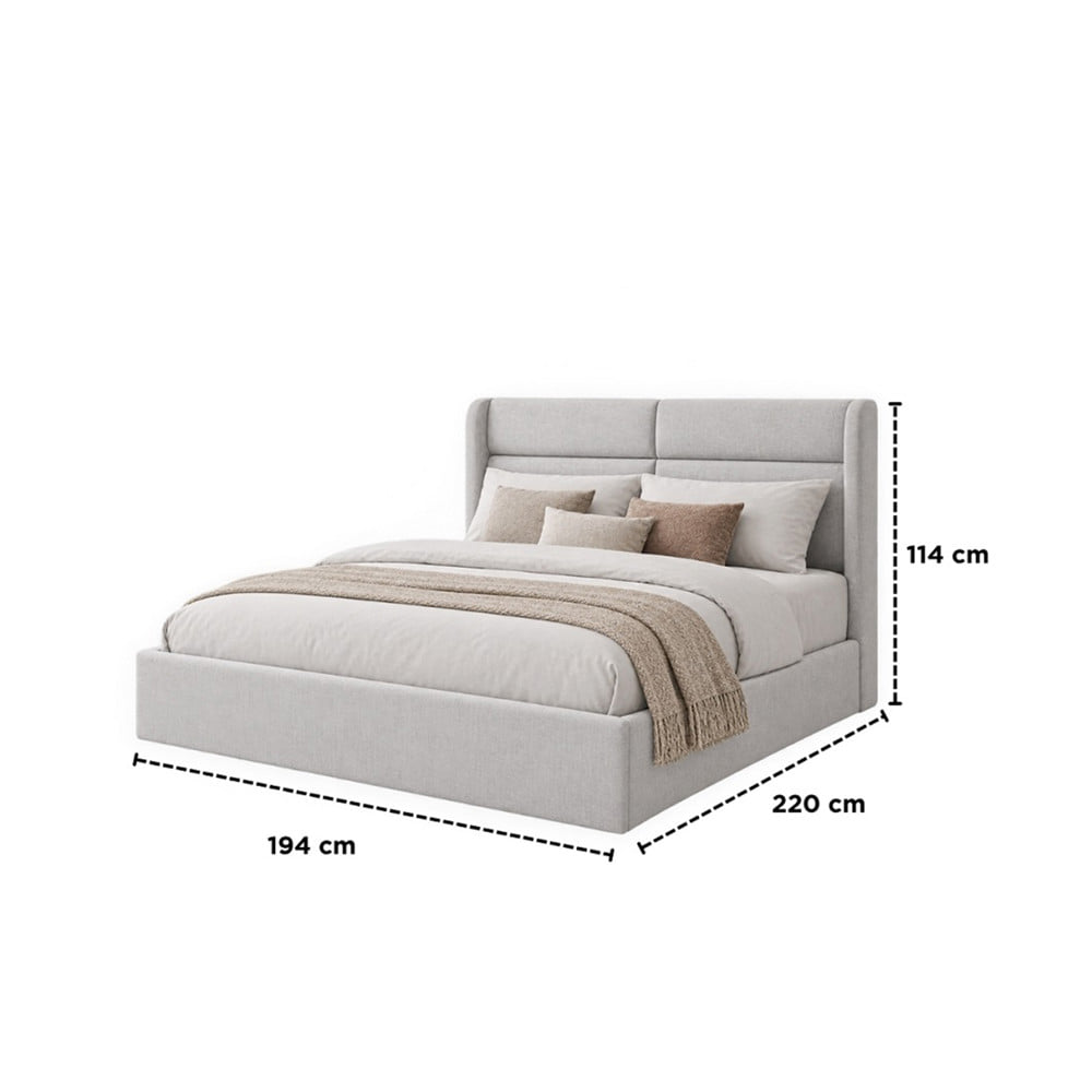 เตียง 6 ฟุต KONCEPT GREI 19252200 สีน้ำตาล