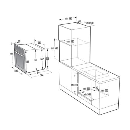 เตาอบฝัง GORENJE BOS6737SYB_5