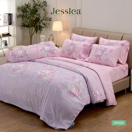 ชุดผ้าปูที่นอน 6 ฟุต (ชุด 5 ชิ้น) JESSICA KUROMI 21073-JP020_0