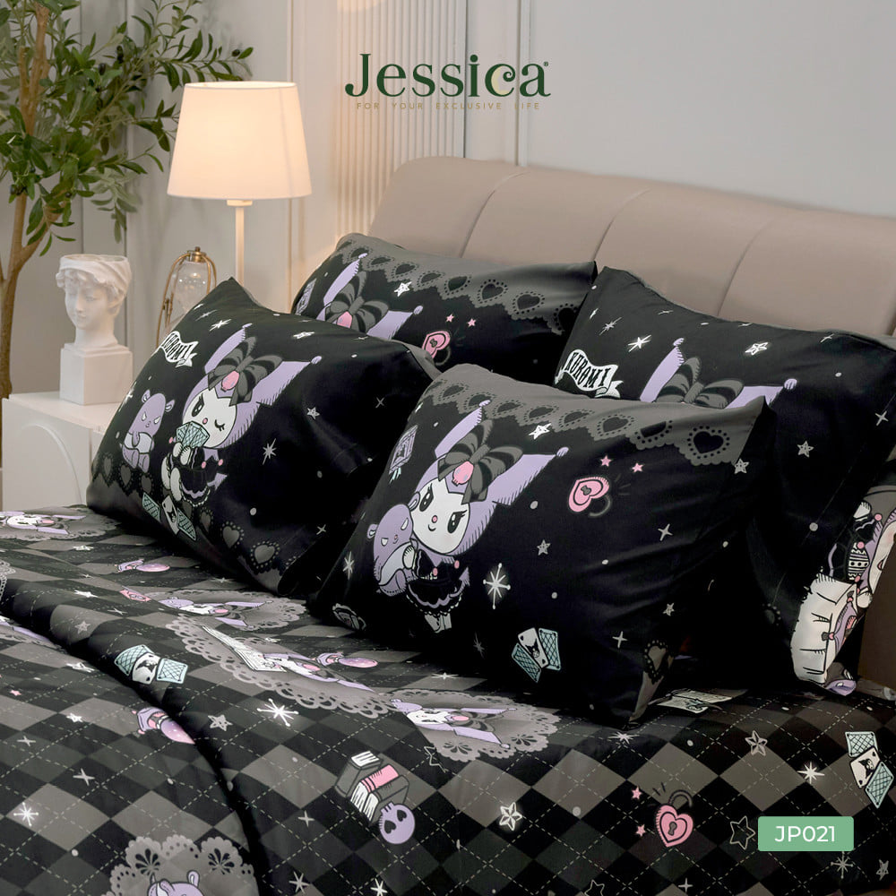 ชุดผ้าปูที่นอน 3.5 ฟุต (ชุด 3 ชิ้น) JESSICA KUROMI 21075-JP021