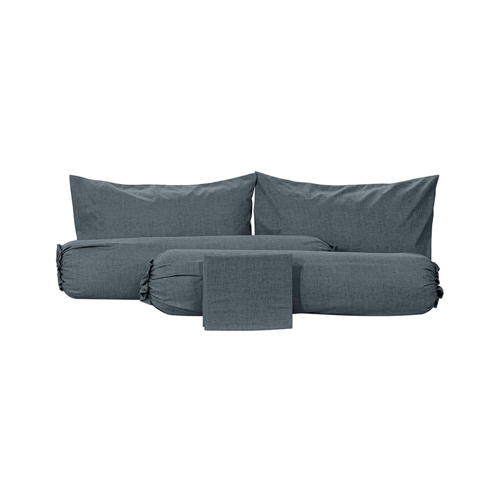 ชุดผ้าปูที่นอน 6 ฟุต (ชุด 5 ชิ้น) PICASSO CLASSIC สี GREY