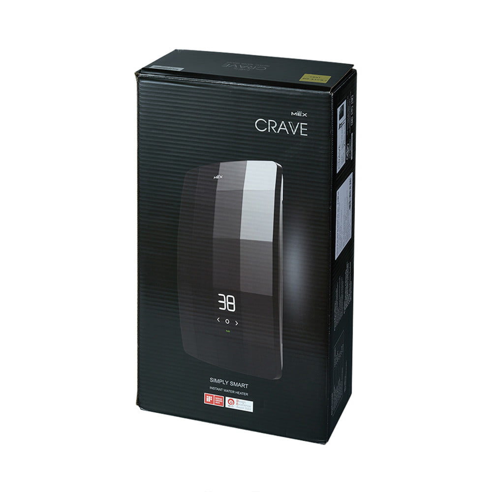 เครื่องทำน้ำอุ่น MEX CRAVE 45E (DG) 4500 วัตต์ สีเทาเข้ม