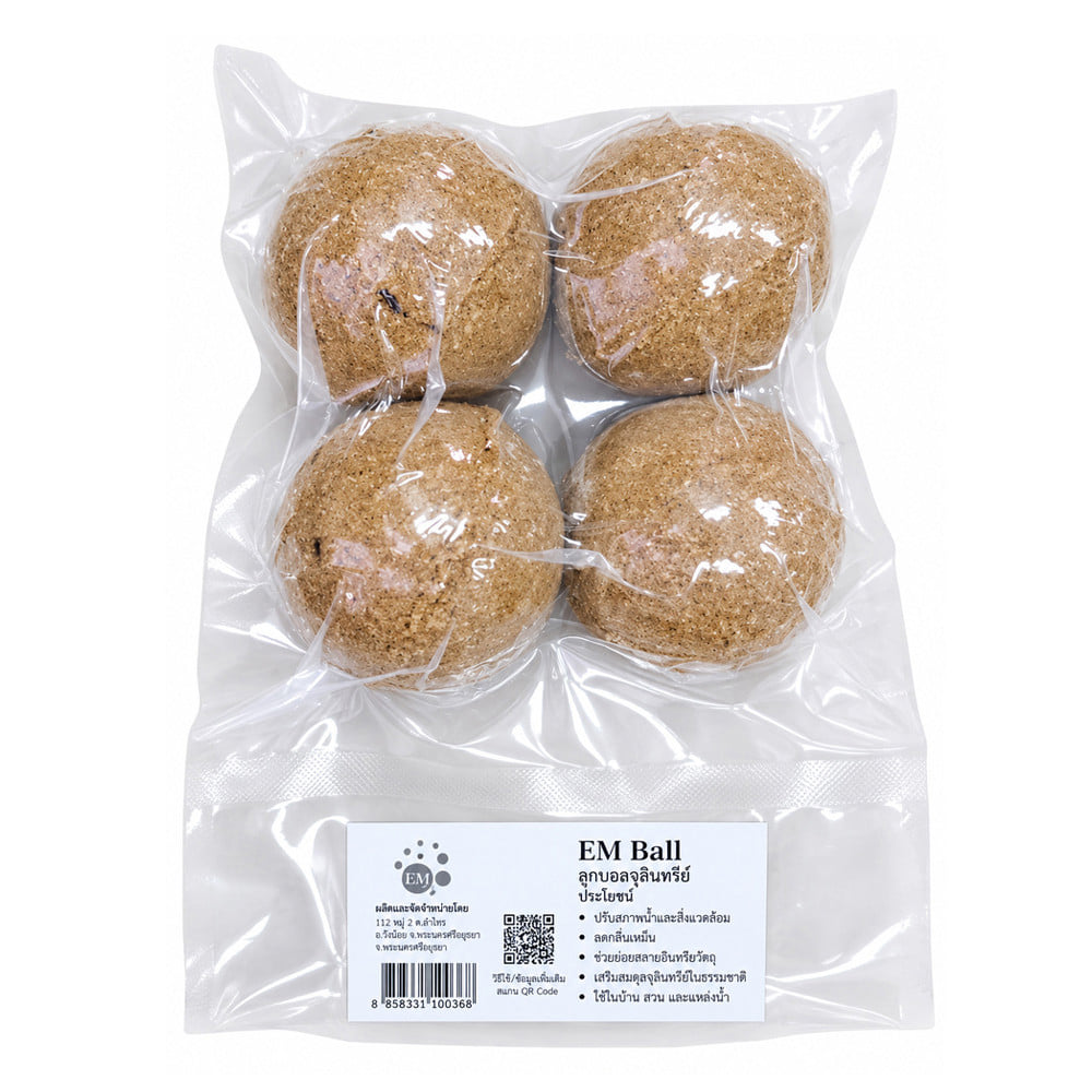 จุลินทรีย์ EM BALL (แพ็ก 4 ก้อน)